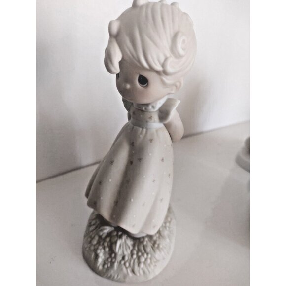 Samuel Butcher Precious Moments Enesco 1986 Figurine "Autumn's Praise" - Picture 8 of 10